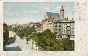 Leipzig: Promenade mit Thomaskirche