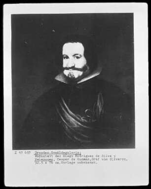 Bildnis des Gaspar de Guzmán, Graf von Oliváres, Herzog von San Lucar