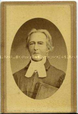 Porträt eines Pfarrers, Carte de Visite