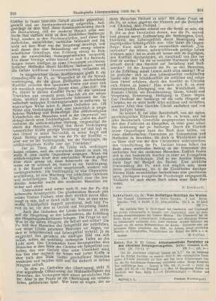 214 [Rezension] Schreiner, Helmuth, Vom dreifaltigen Reichtum des Wortes. 2. Aufl
