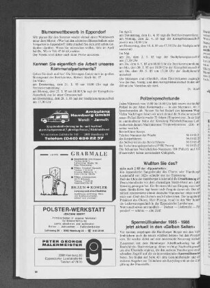 Wußten Sie das?
