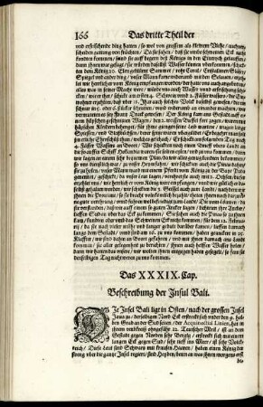 Das XXXIX. Cap. Beschreibung der Insul Bali