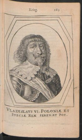 Vladislaus VI. Poloniae Et Sueciae Rex Seren. Et. Pot.
