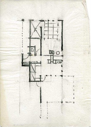 Rosenbauer, Gregor; Kressbronn; Atelier Müller-Oerlinghausen - Ateliergebäude (Grundriss)