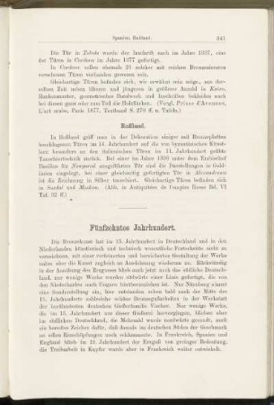 Fünfzehntes Jahrhundert.