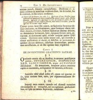 Capvt I. De Inventione Orationis Sacrae.