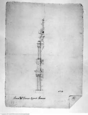 Stegreifprobe - Glockenturm, Aufriss