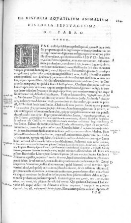 Historia Septuagesima. De Fabro