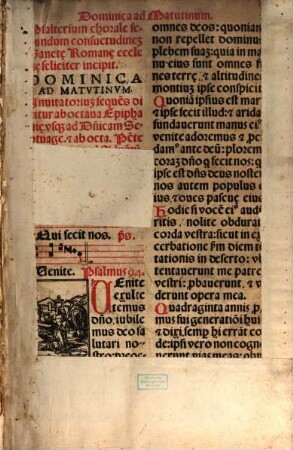 Psalterium Davidis chorale secundum consuetudinem S. Romanae ecclesie