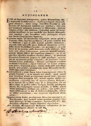 Sabbatho die 4a Februarii 1741. In Palatio Apostolico Quirinali erit Sacra Congregatio Indulgentiis, & Sacrisque Reliquiis praeposita, in qua, praeter nonnulos Libellos, plerumque à Sanctitate Sua remissos, proponentur infrascripta dubia