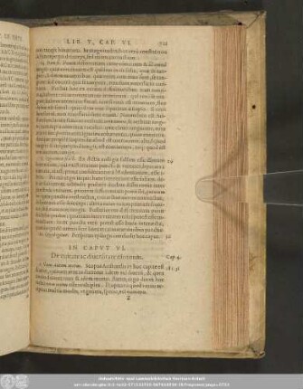 In Caput VI. De unitate ac diversitate motuum.