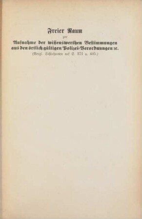 Freier Raum ...