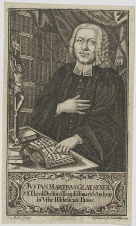 Bildnis des Jvstvs Martinvs Glaesener