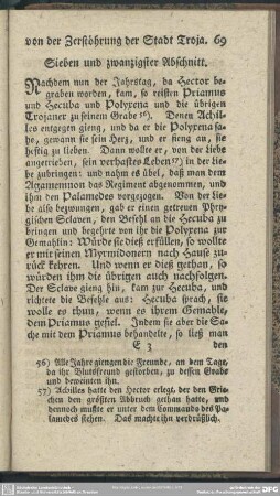 Sieben und zwanzigster Abschnitt
