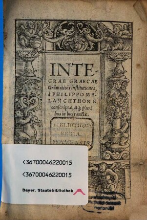 Integrae graecae gramatices institutiones