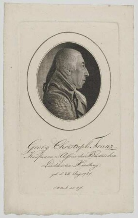 Bildnis des Georg Christoph Franz