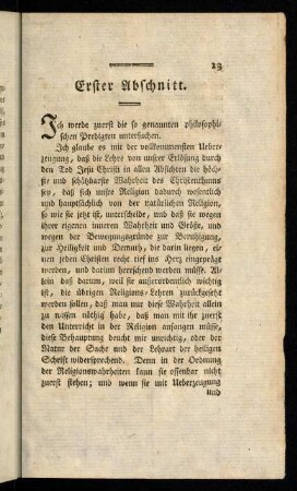 13-43, Erster Abschnitt