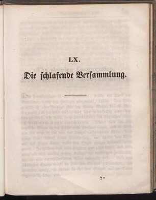 LX. Die schlafende Versammlung.