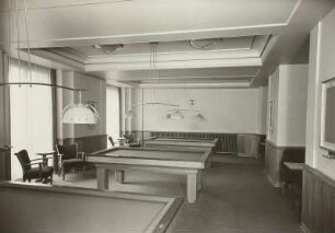 Dresden, Haus Altmarkt, Spielsäle: Billardzimmer