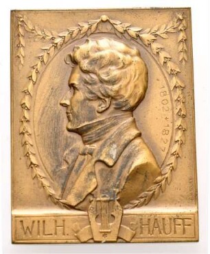 Plakette auf Wilhelm Hauff
