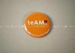 Sticker mit Wahlwerbung - "teAM / Zukunft / www.team-zukunft.cdu.de"
