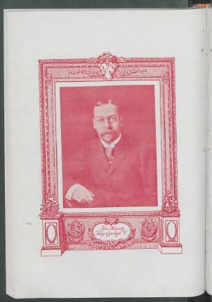 [Retrato de] His Majesty King George V.