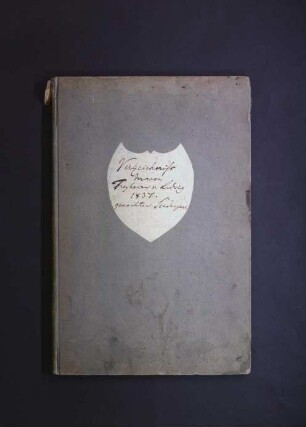 Verzeichnis der Leihung von Freiherr von Ludwig 1837