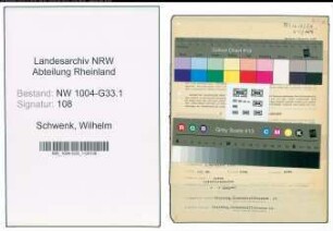 Entnazifizierung Wilhelm Schwenk , geb. 08.11.1901 (Lehrer)