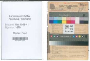 Entnazifizierung Paul Reuter , geb. 05.11.1915 (Expedient)