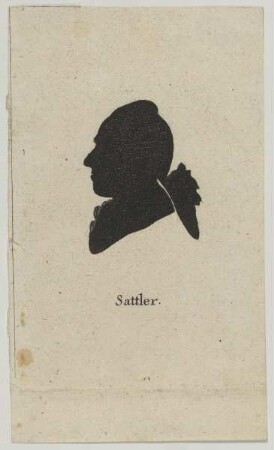 Bildnis des Johann Paul Sattler