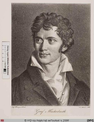Bildnis August von (Joseph Ludwig) Wackerbarth (1810 Graf)