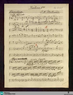 Overtures - Don Mus.Ms. 967 : orch; a; StrK 238