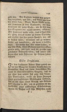 Elfte Erzählung.