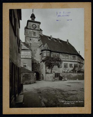 Weißer Turm, Rothenburg/Tauber: Außenansicht
