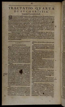 Tractatio Quarta De Eucharistia, Quatenus Sacramentum est.