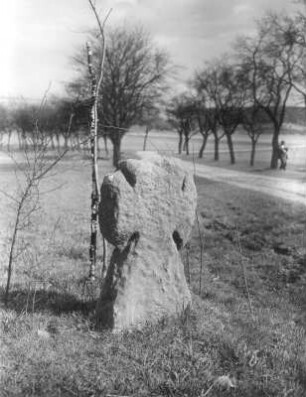 Steinkreuz : Niederau-Oberau, Steinkreuz (Tatzenkreuz) am Fahrweg nach Gohlis