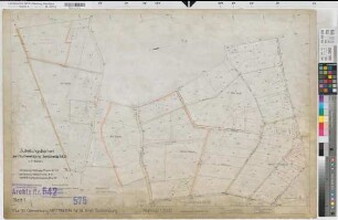 Mettingen (Mettingen), Flurbereinigung Schlickelde, Bl. 1 Zuteilungskarte Mettingen Flur 30