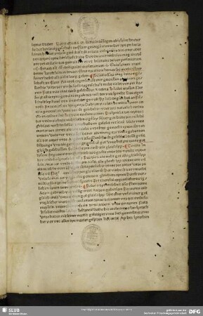 1-136v: Haupttext: Weichbildrecht mit Glosse