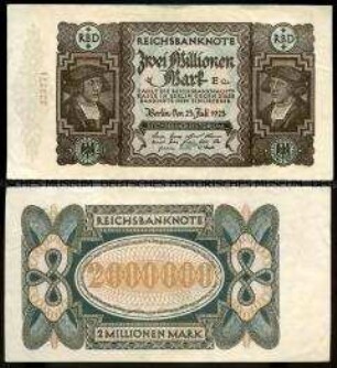 Reichsbanknote 2 Millionen Mark