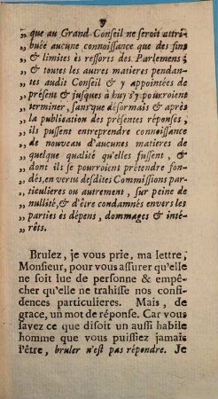 Lettre à M. Angran d'Alleray, Procureur-Général du Grand-Conseil du Roi