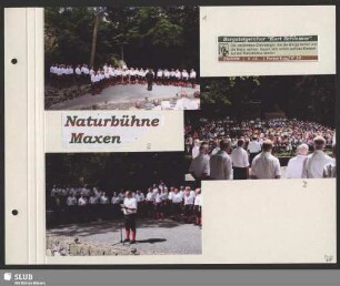 Konzert in der Naturbühne Maxen : Dirigent: Axel Langmann
