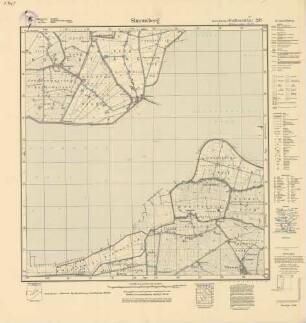 1519 (alte Nr.: 297) Simonsberg, Meßtischblatt (4cm - Karte)