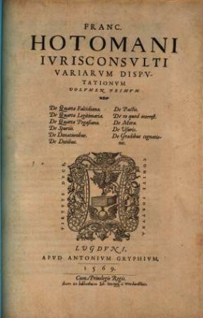 Variae disputationes : Libri II