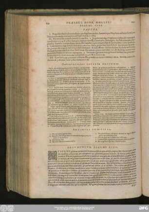 Argumentum Psalmi CIIII.