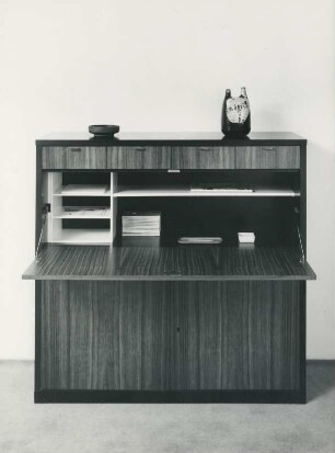 Hartl-Kombination Schreibschrank "Mod. 150" und Gruppe "Mod. 125 / a" von Hans Hartl