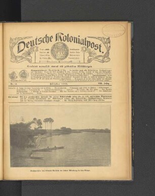 Nr. 10. Oktober 1913. VIII. Jahrg.