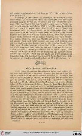 Gute Romane und Novellen