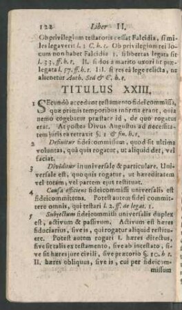 Titulus XXIII.