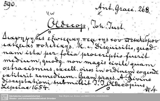 Antiquitates Graecae 0268
