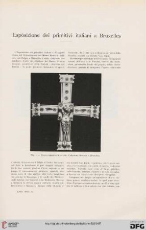 25: Esposizione dei primitivi italiani a Bruxelles